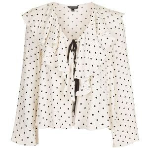 Polka dot bed blouse